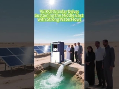 GPRS Vfd ソーラーインバーター IP20 380V が中東で輝いています！