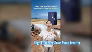 VEIKONG 55 kW ソーラー ポンプ インバーター |オンサイトフィールドアプリケーション